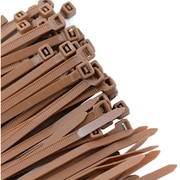 US CABLE TIES Cable Tie, 14", 50 lb, Brown Nylon, 100 Pack SD14BR100